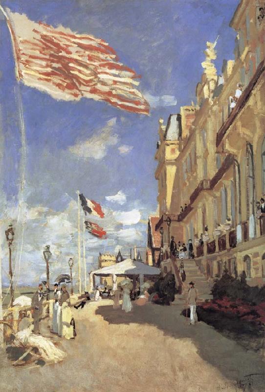 Claude Monet The Hotel des Roches Noires oil painting image